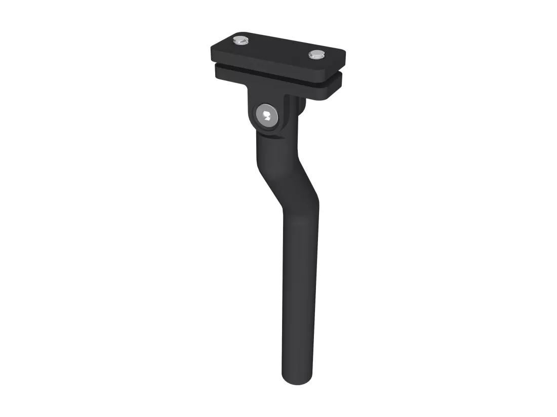 Garde-corps - Aluminium Noir - 200cm - Avec 5 traverses et 1 main courante - Pour intérieur et extérieur - Fixation à plat