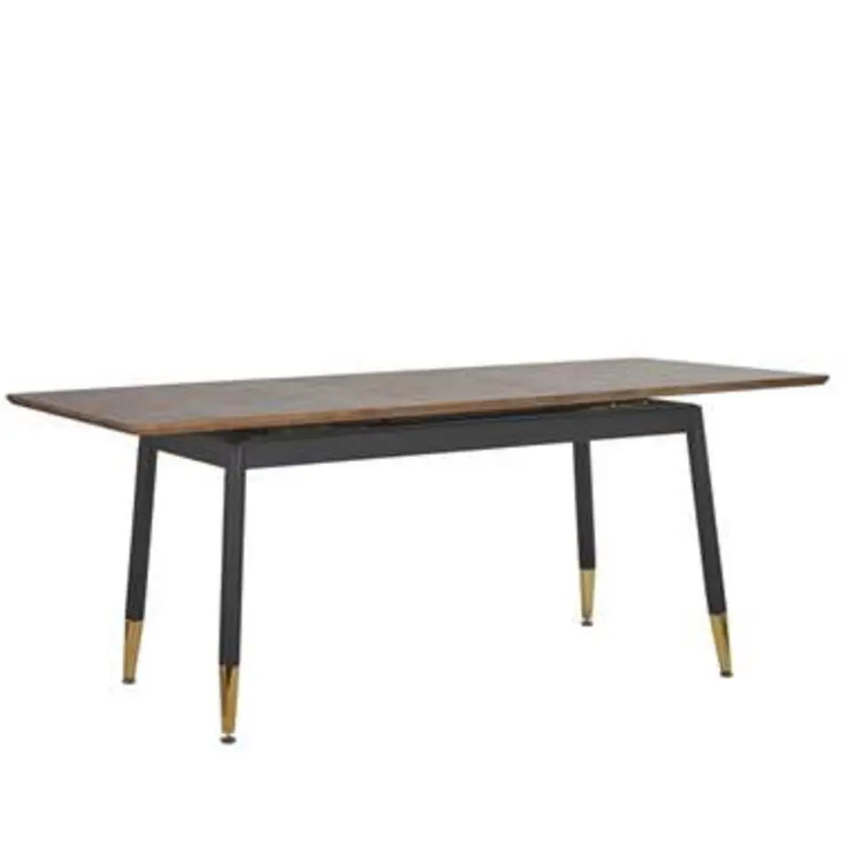 CALIFORNIA - Uitschuifbare eettafel - Donkerhout - 90x160/200cm - MDF