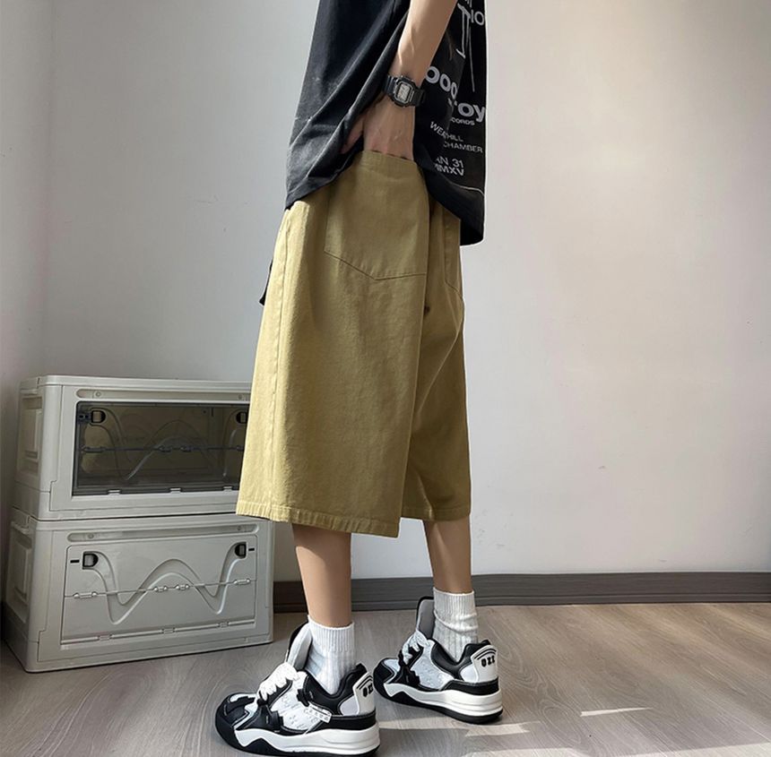 Filmas - High Waist Plain Capri Sweatpants