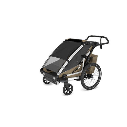 Poussette Remorque-Vélo Chariot Cross 2 Double Khaki - THULE