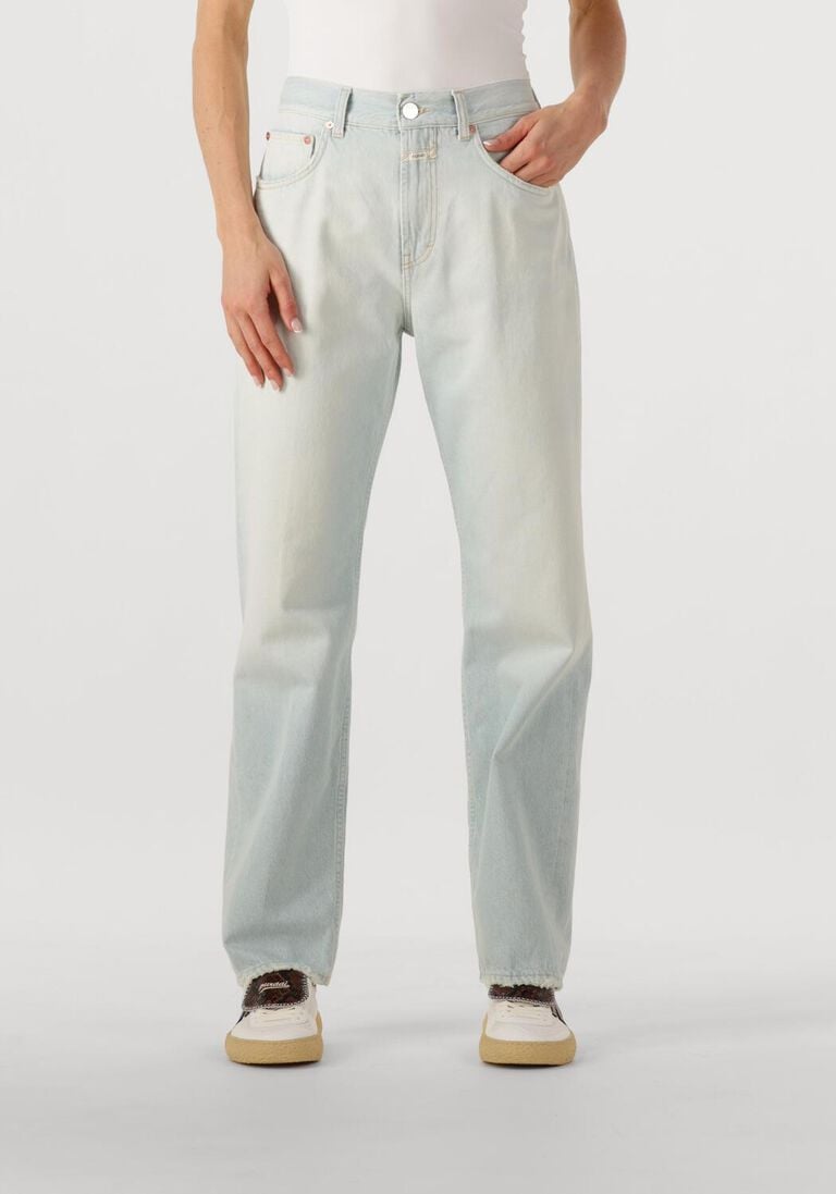 lichtblauwe closed straight leg jeans jonta