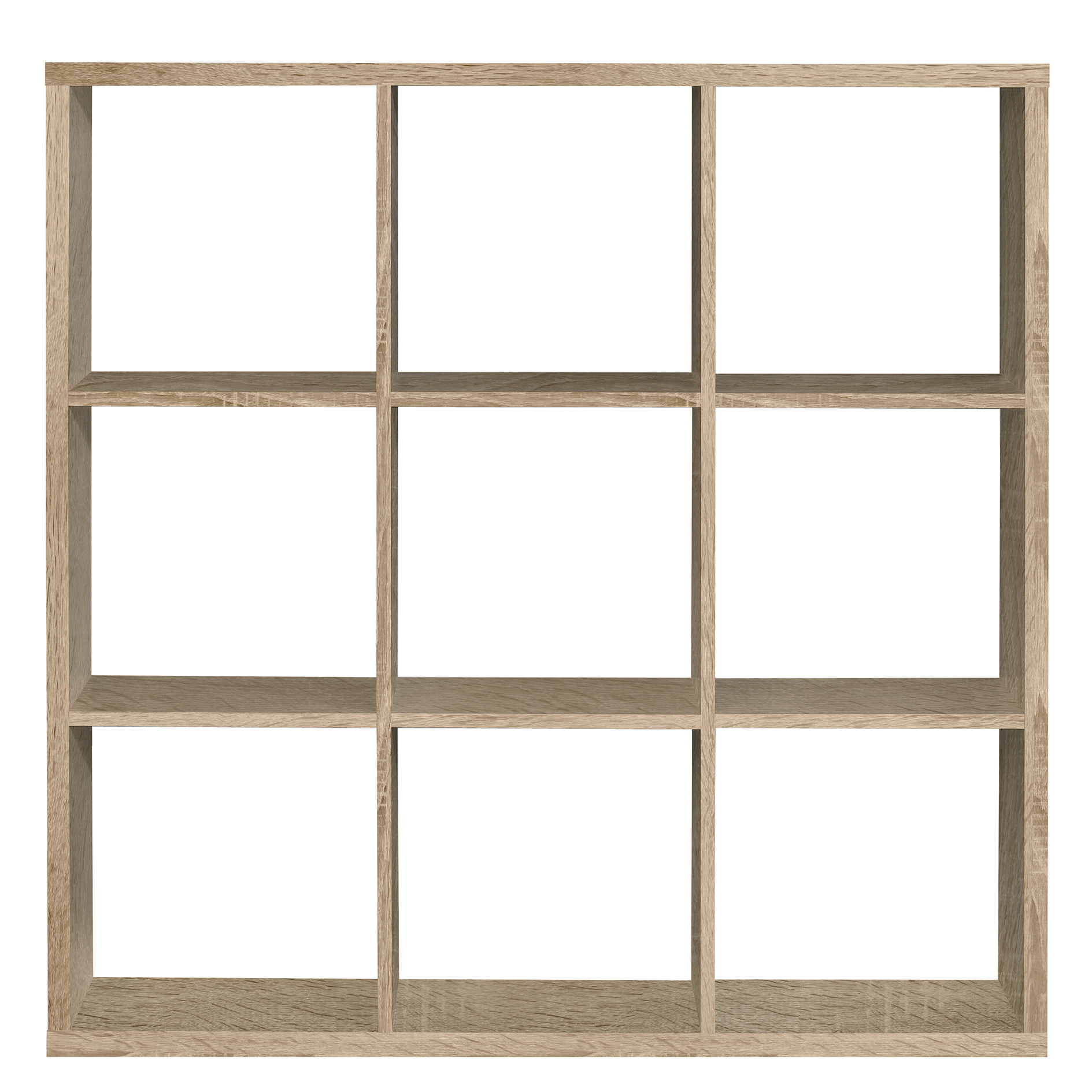 Standregal - Sonoma Eiche - 3x3 Fächer