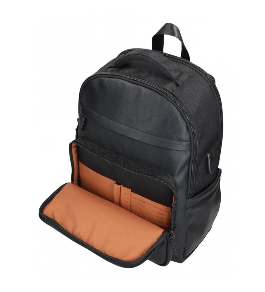 Mochila adaptável Pepe Jeans Egham para laptop e tablet, com dois compartimentos.
