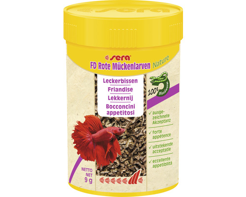 Sera FD Rode Muggenlarven Visvoer 100 ml