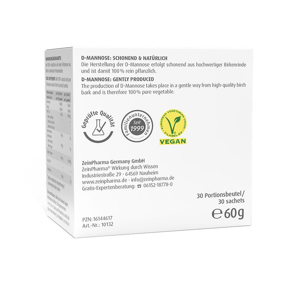 ZeinPharma® Natural D-Mannose 2000 mg