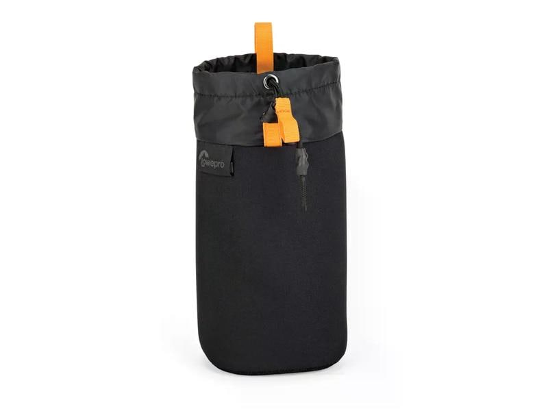 Lowepro Flaschenbeutel ProTactic Neopren Schwarz Flaschentasche für bis zu 1L Wasserflaschen und Trinkflaschen
