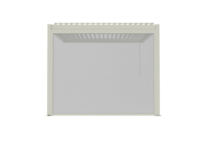 Store façade pour pergola Cameo blanc l. 2,88m