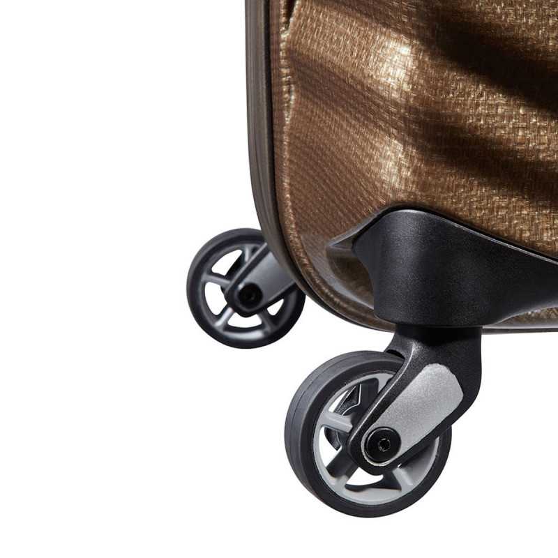 Valise rigide Lite-Shock 75 cm Marron
