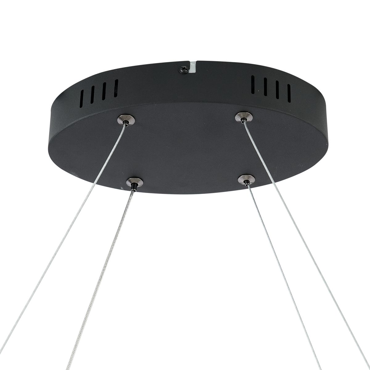 Scandinavische hanglamp zwart 110cm incl. LED 3-staps dimbaar - Circuit