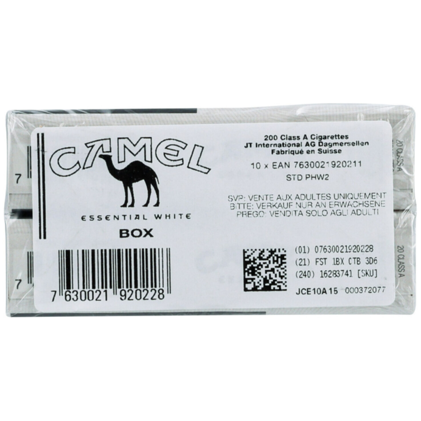 Camel Zigaretten Natural Flavor White Box