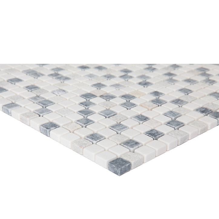 Mosaïque gris clair 30x30cm Ikarai GoodHome