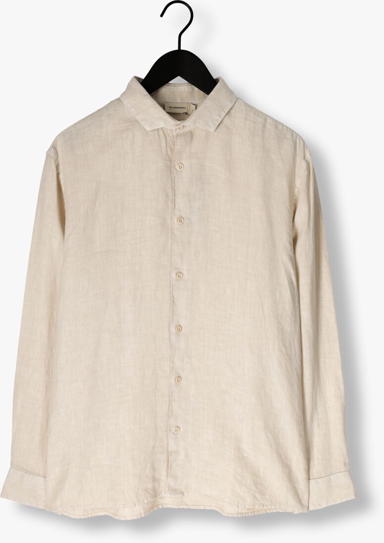 beige the goodpeople casual overhemd soho