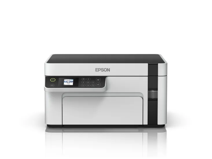 Epson EcoTank ET-M2120 - Multifunktionsprinter - S/H - blækprinter - A4/Legal (medie) - op til 15 spm (udskriver) - 150 ark - USB, Wi-Fi - hvid