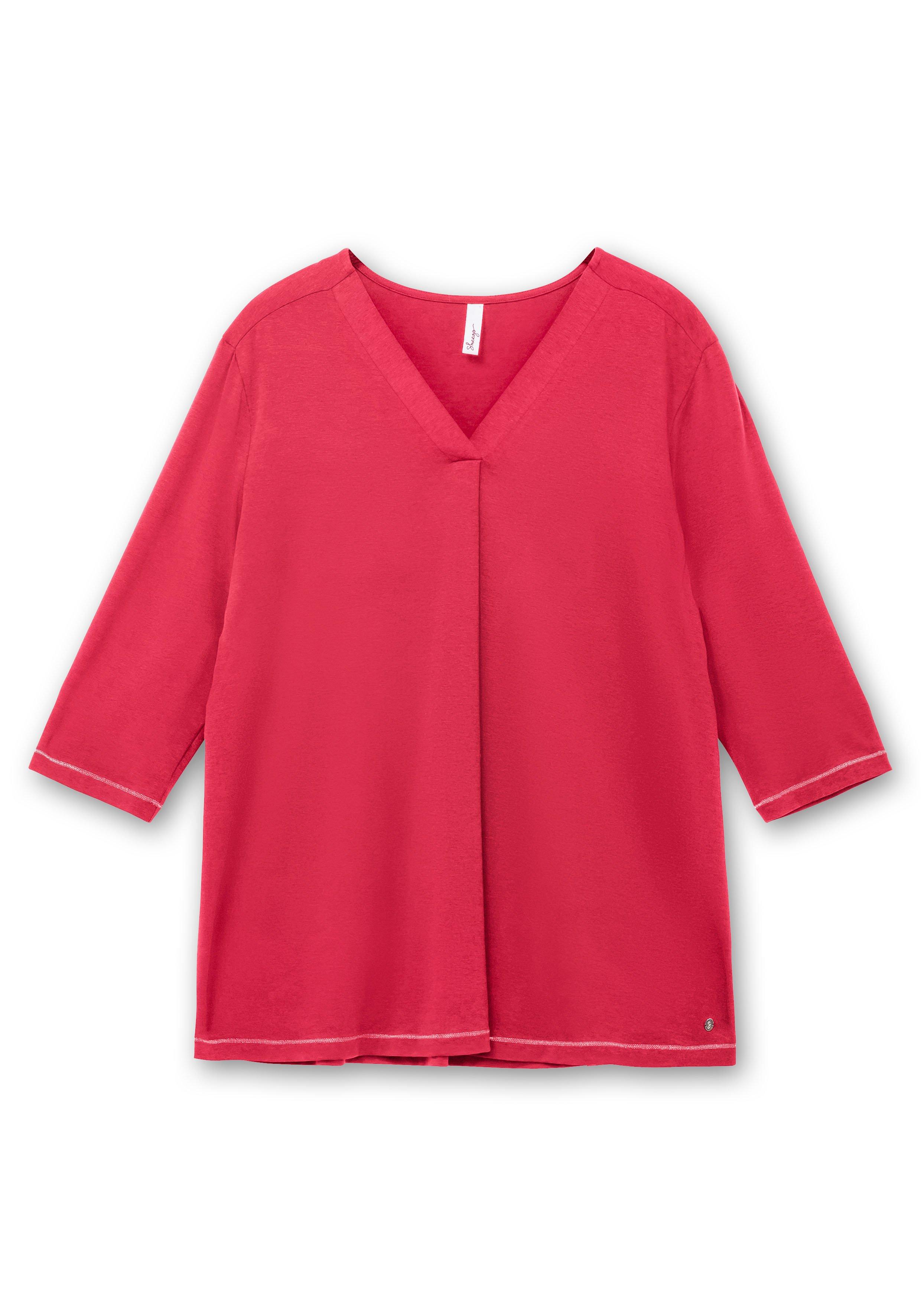 3/4-Arm-Shirt in leichter A-Linie, mit  TENCEL™ Lyocell