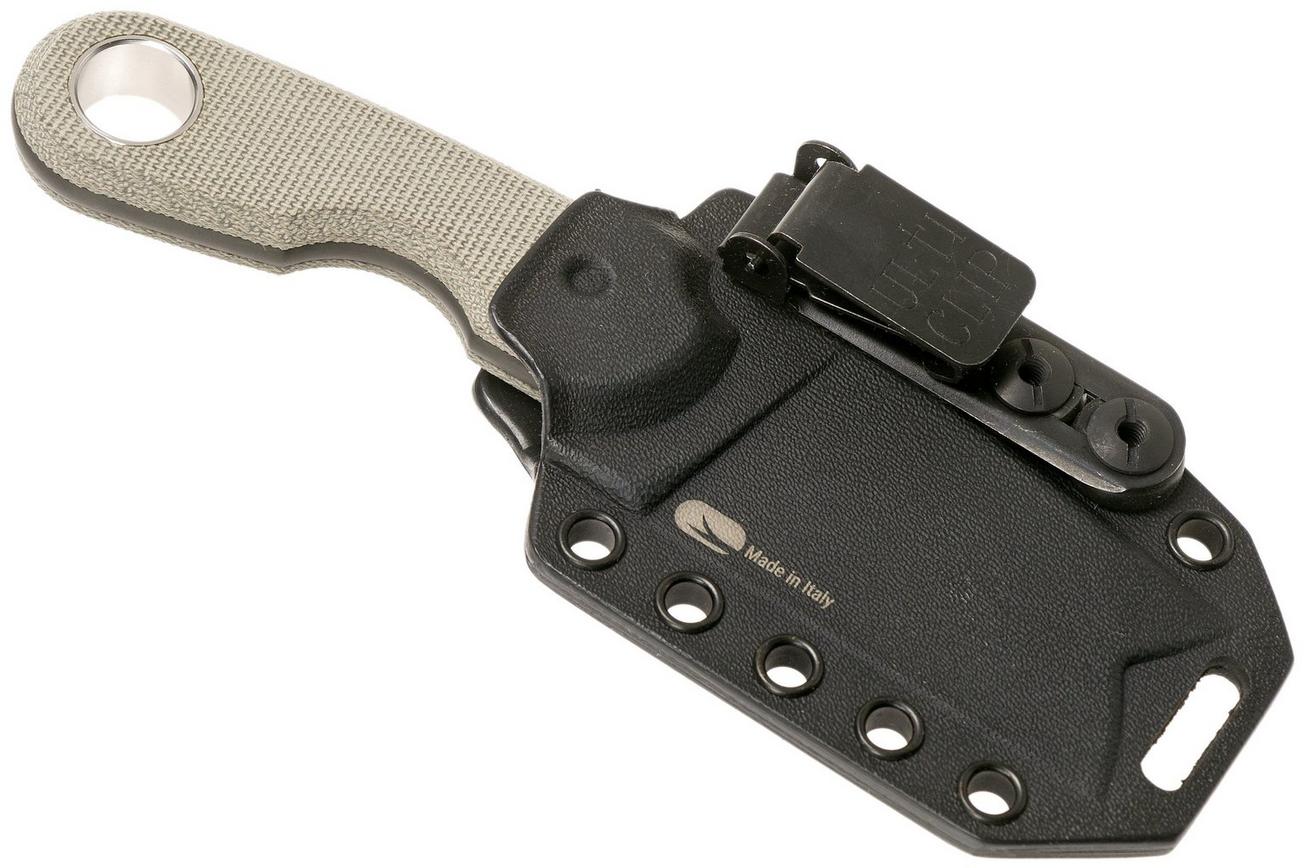 Viper Berus 2 VT4014DCG M390 PVD Black, Green Canvas Micarta vaststaand mes, Rumici design