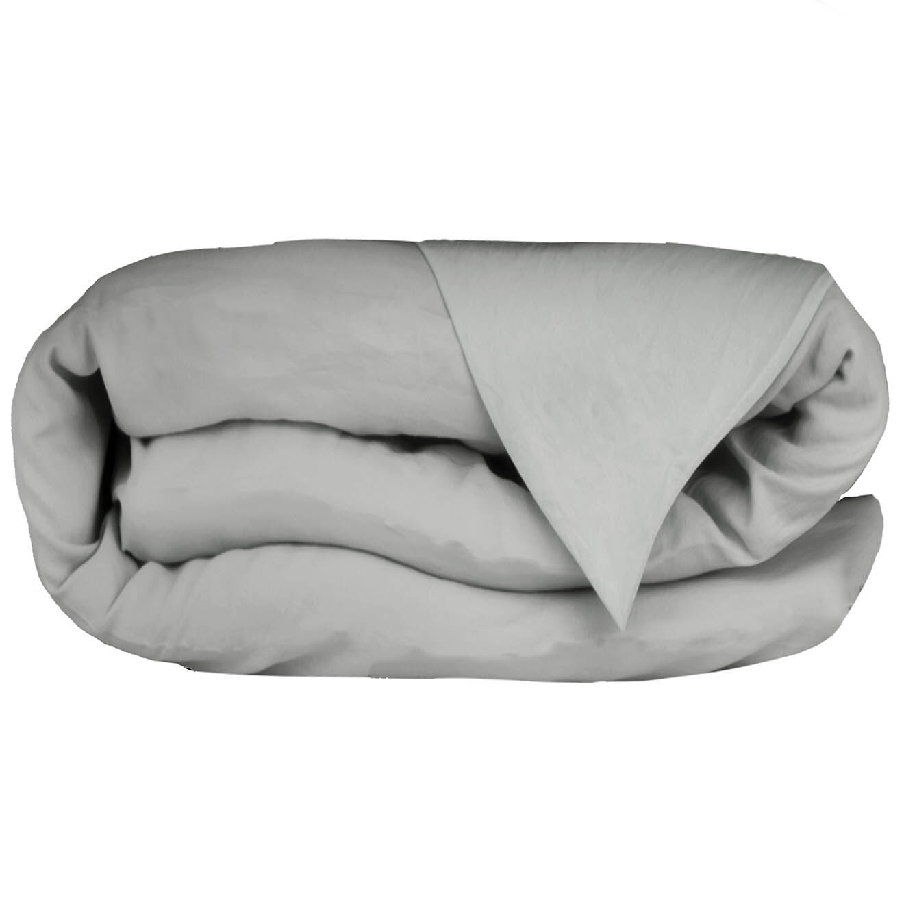 Febronie Home Housse de couette 100% Satin de Coton Julia perle