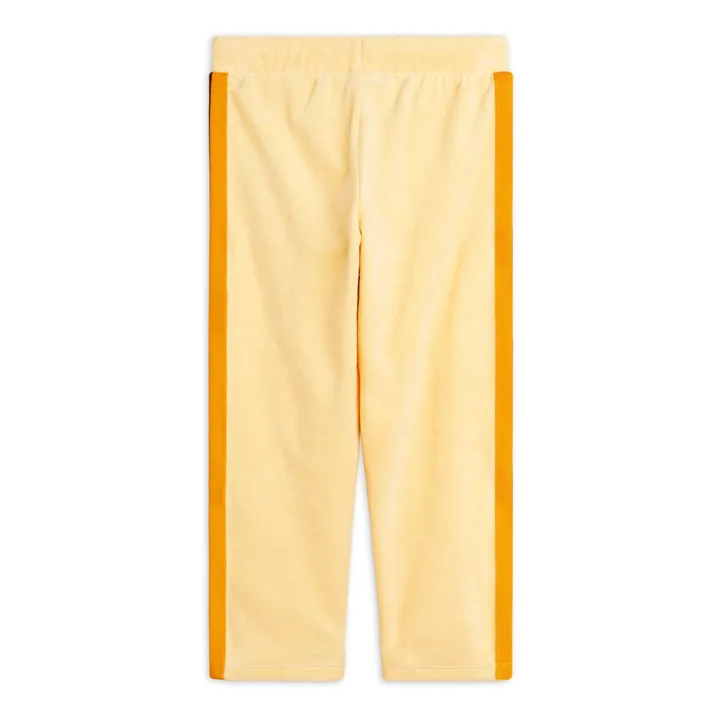 Mini Rodini Pantalon Tennis Eponge Bio | Jaune pâle