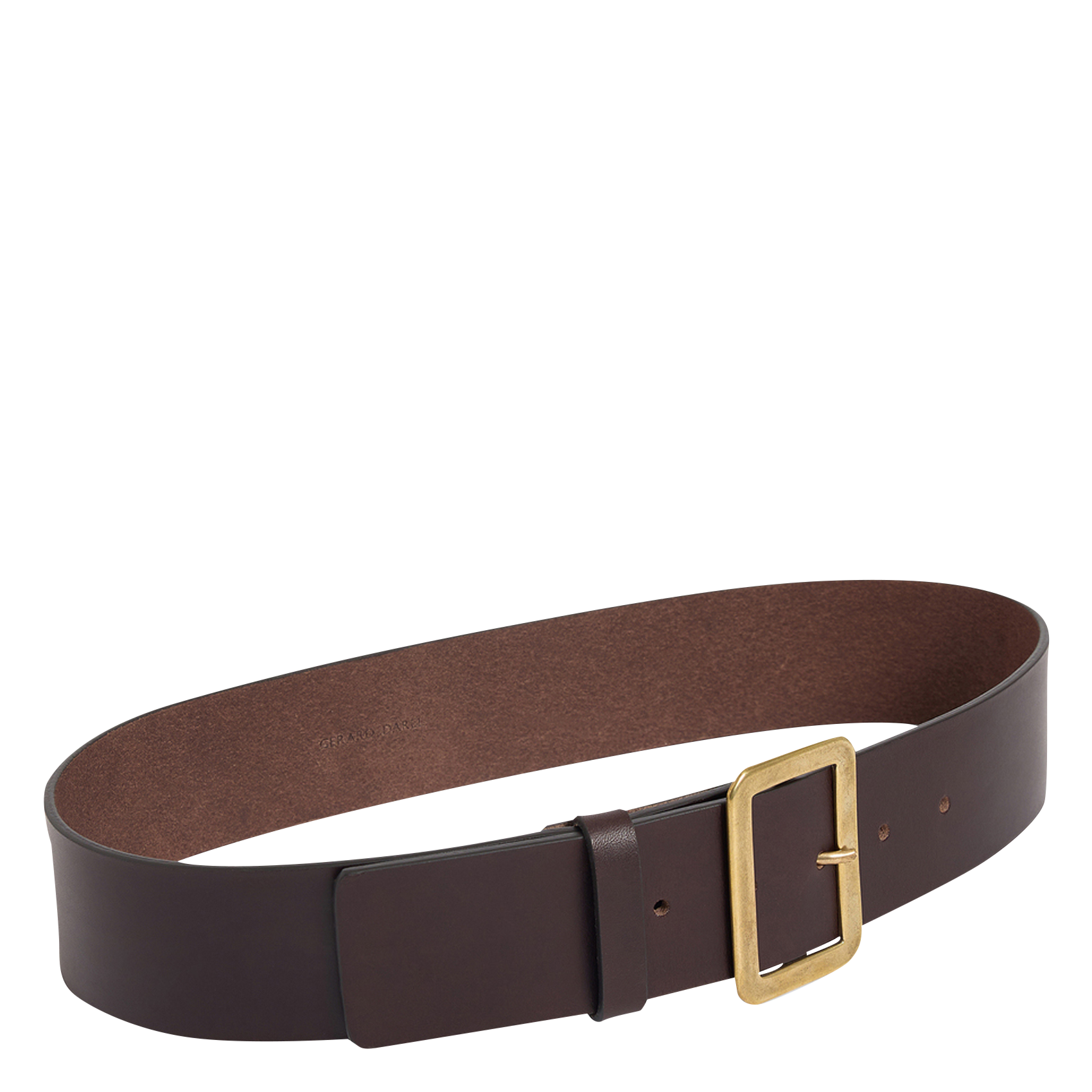 ACHILLE - Ceinture en cuir| Marron
