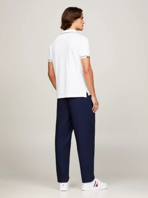 Polo Slim Fit com Punhos Pontiagudos e Logotipos