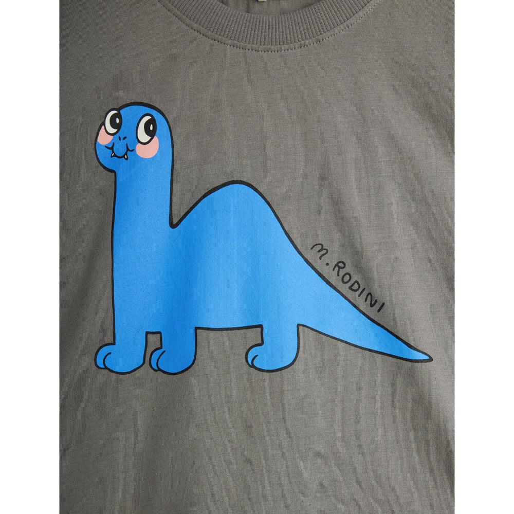 Køb Mini Rodini Grey Dino Sp Ss Tee