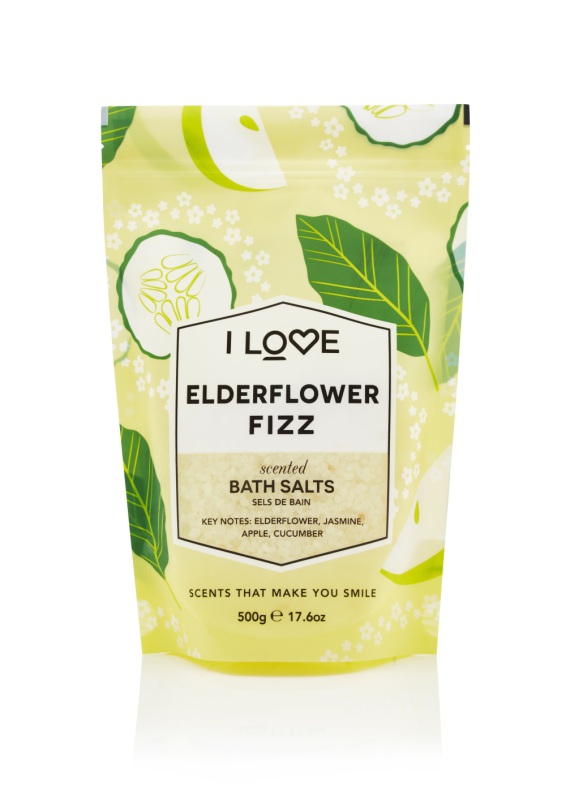 I Love Scents Bath Salts Elderflower Fizz 500gr