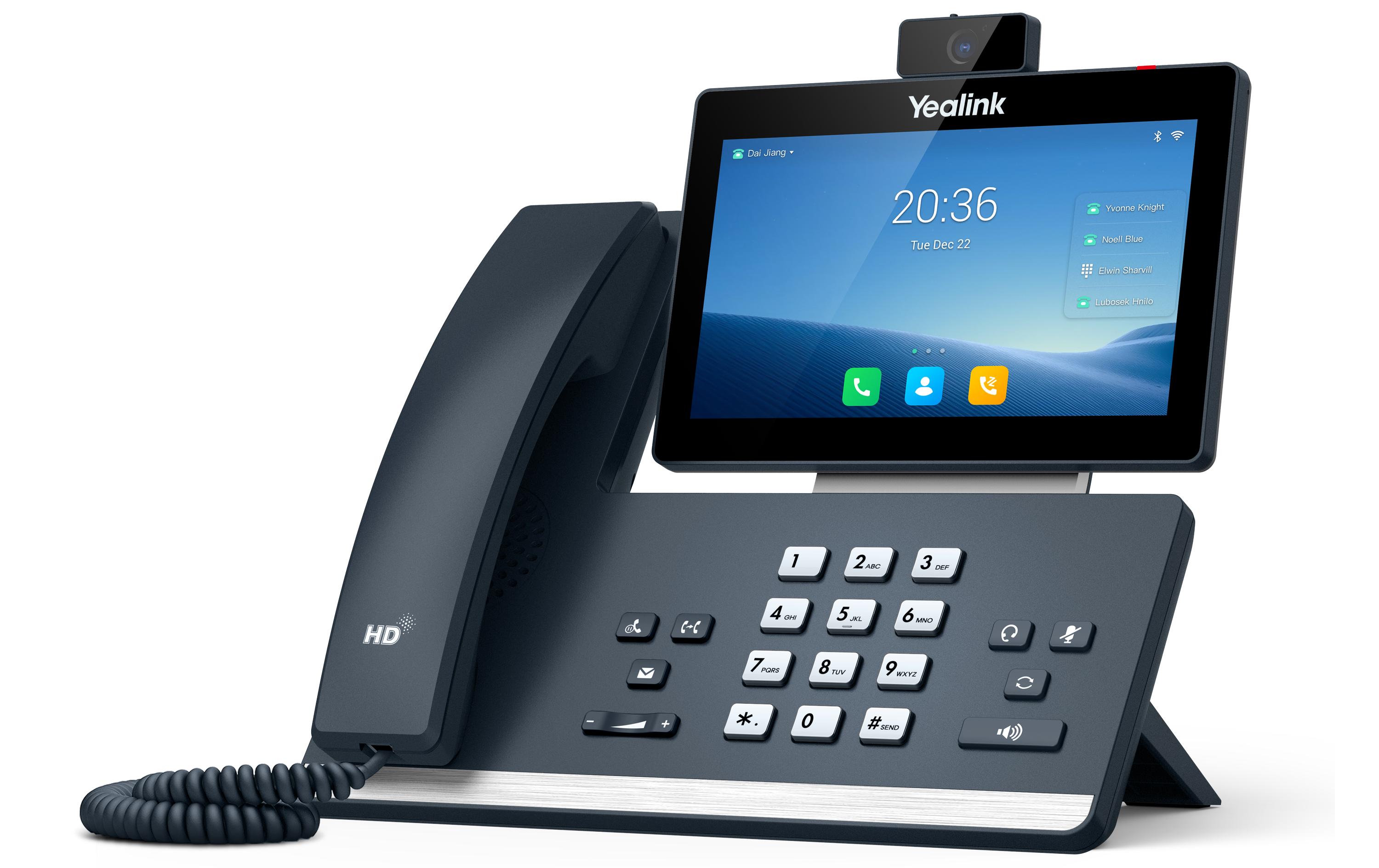 Tischtelefon T58W mit Kamera Grau<br>Einfache Audio- und visuelle Kommunikation