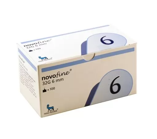 NovoFine penkanyle 0,23 x 6 mm - 100 stk.
