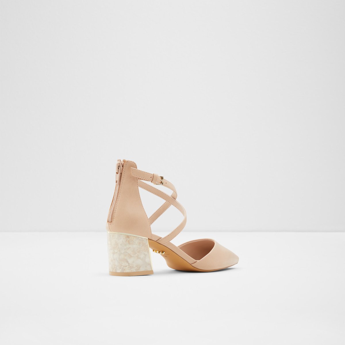 Grarwen Light Beige Women Block Heels