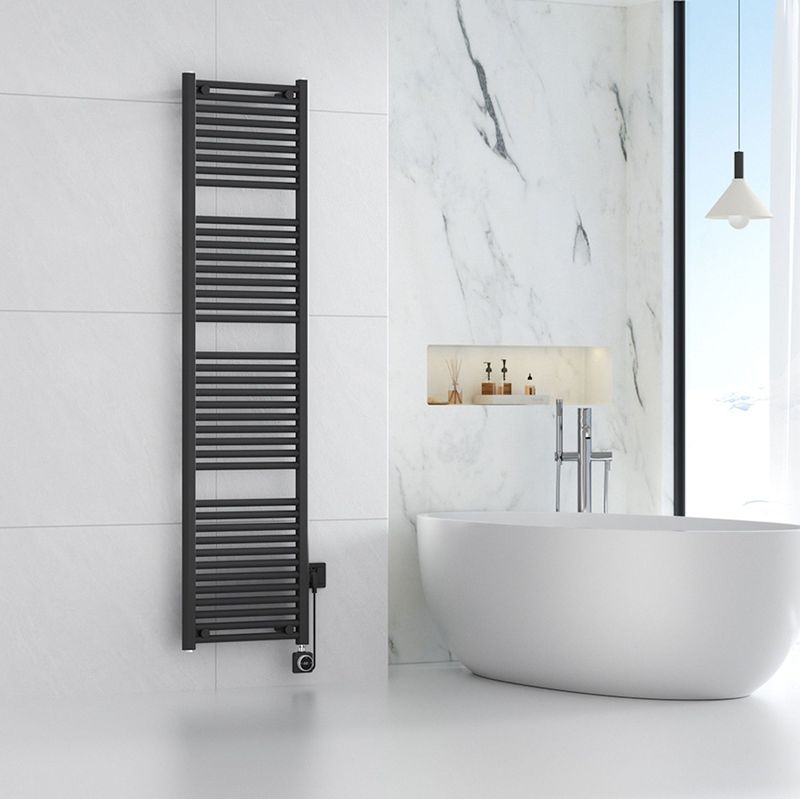 BWS - Lara - Elektrische Radiator - Mat Zwart - Staal - Smart Wifi