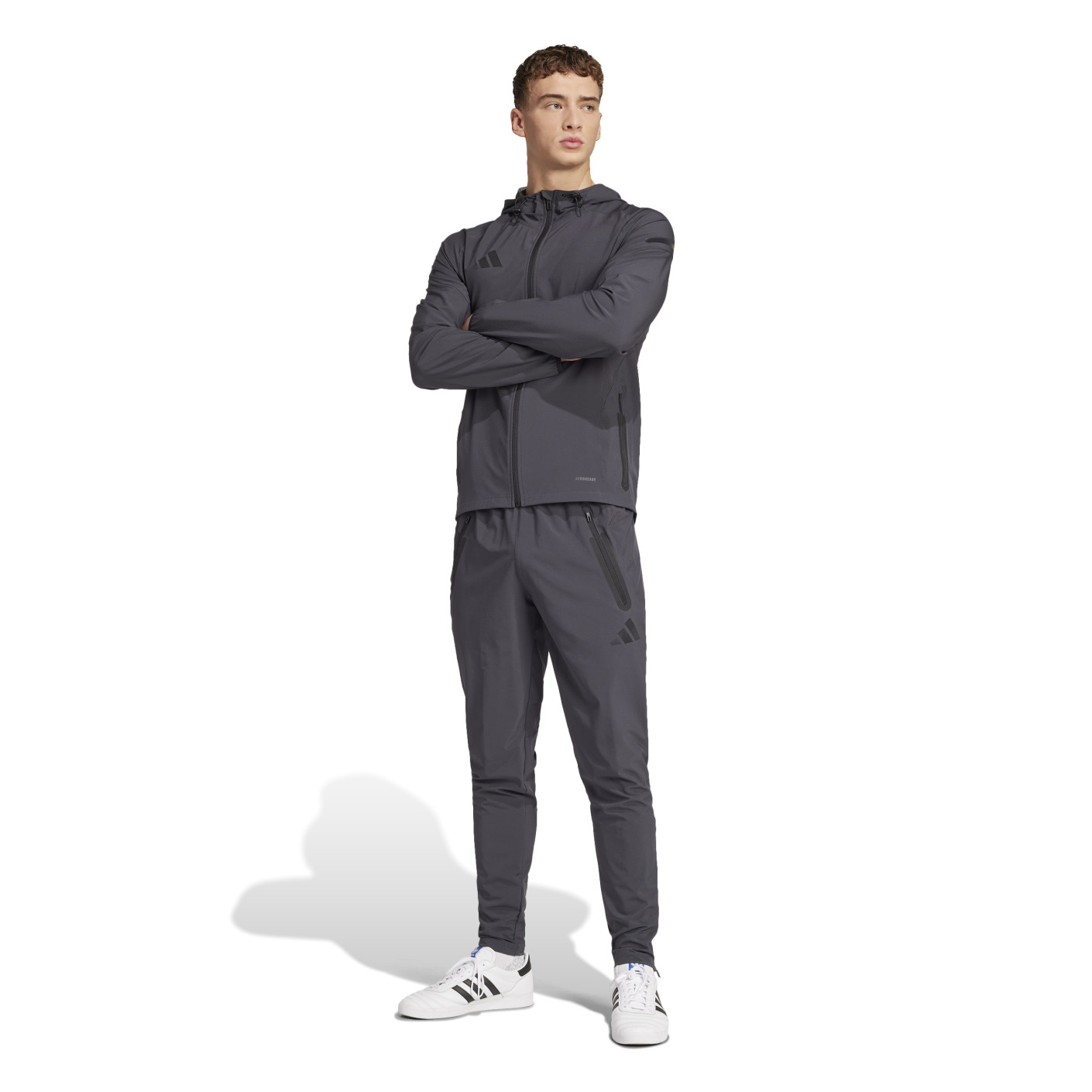 Adidas Tiro 25 Vis Tech Pro Trainingsbroek Donkergrijs Zwart