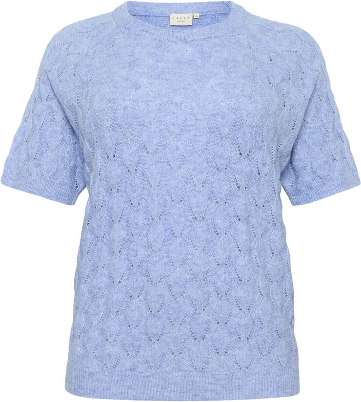 Kaffe Curve KCnalene Knit Pullover Vista blue melange