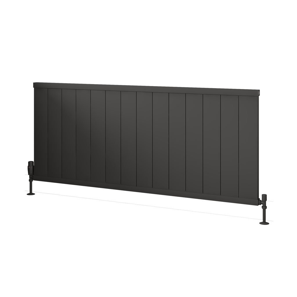 Eastbrook Kingswood paneelradiator 140x60cm 1490W antraciet mat