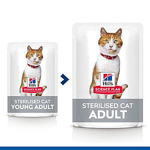 Hill's Science Plan Adult Sterilised Cat Multipack 12 x 85 gram