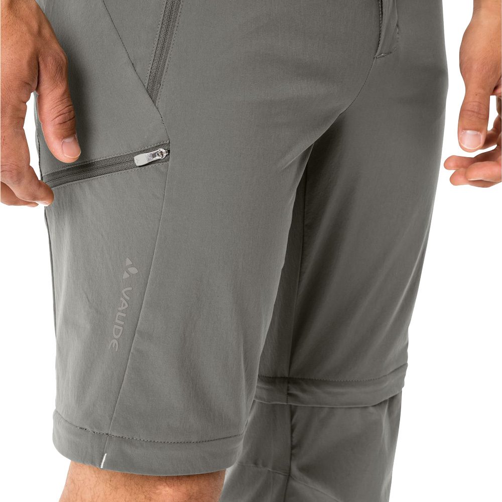VAUDE Farley Stretch Zip-Off II Trekkinghose Herren stone grey