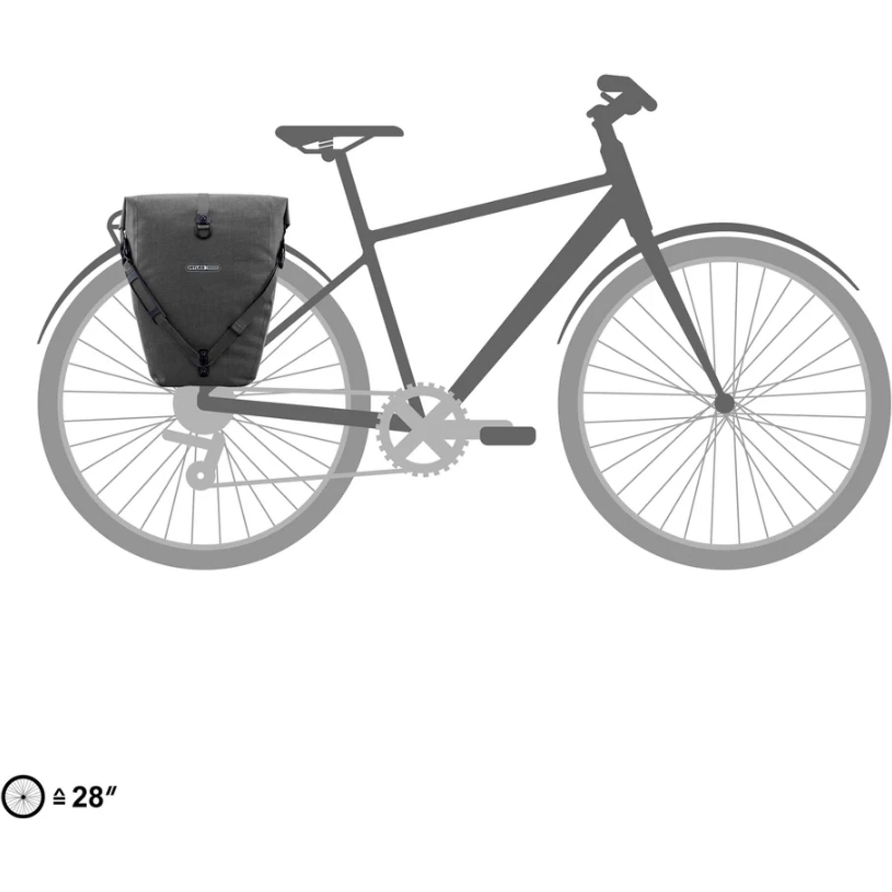 Ortlieb Back-Roller Urban QL3.1 Enkele Fietstas