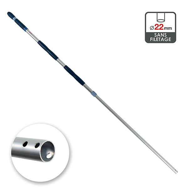 Manche alu télescopique 100 - 180 cm Vileda pour UltraSpeed 15 L