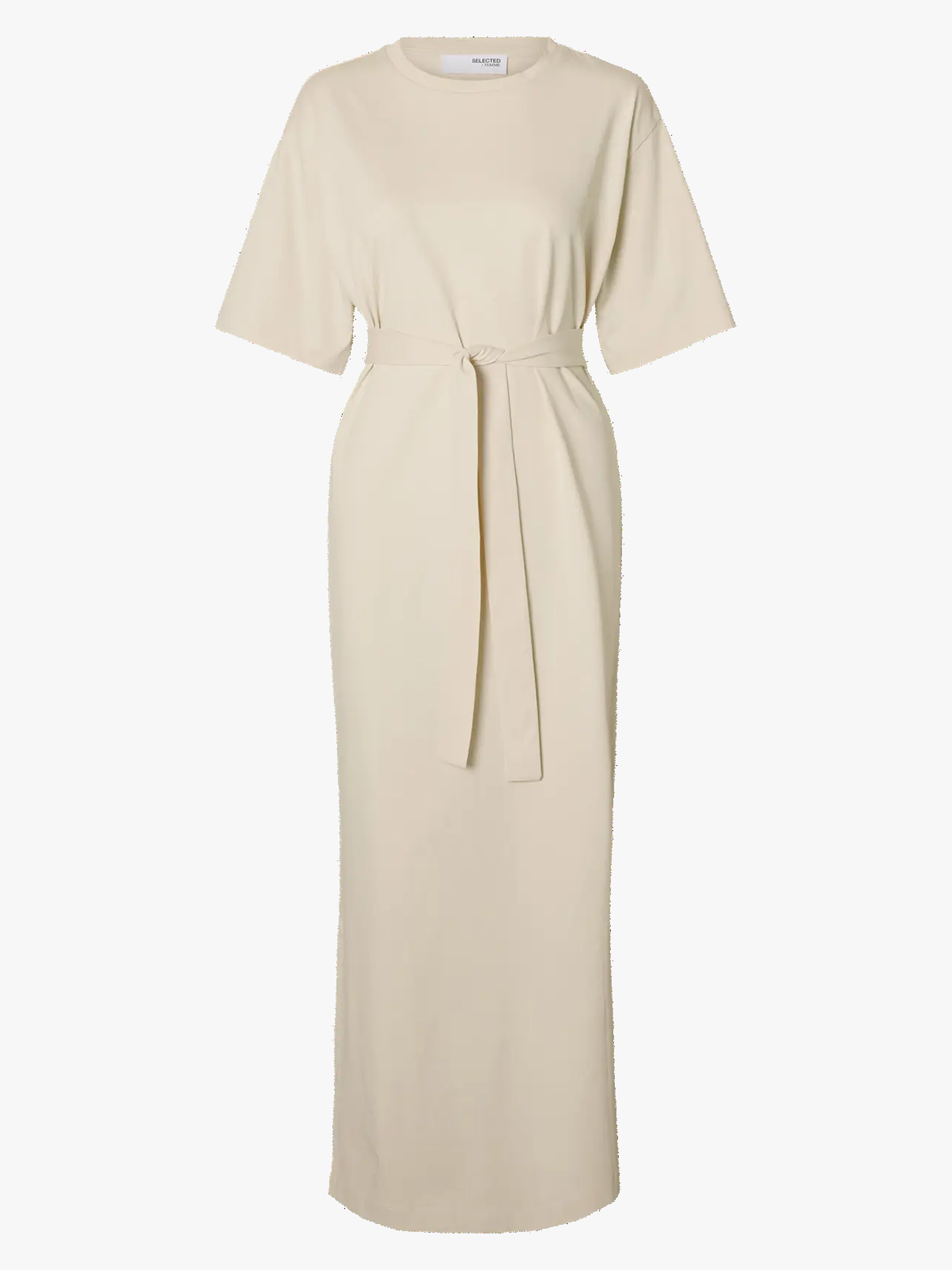 Essential Short Sleeve Pocket Ankle Dress