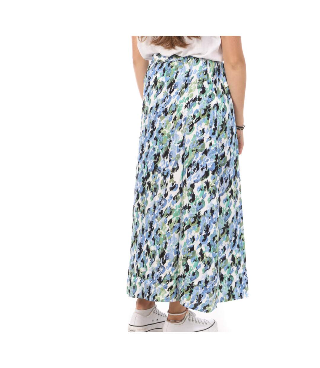 Jupe Longue Vert/Bleu Femme Vero Moda Maxi