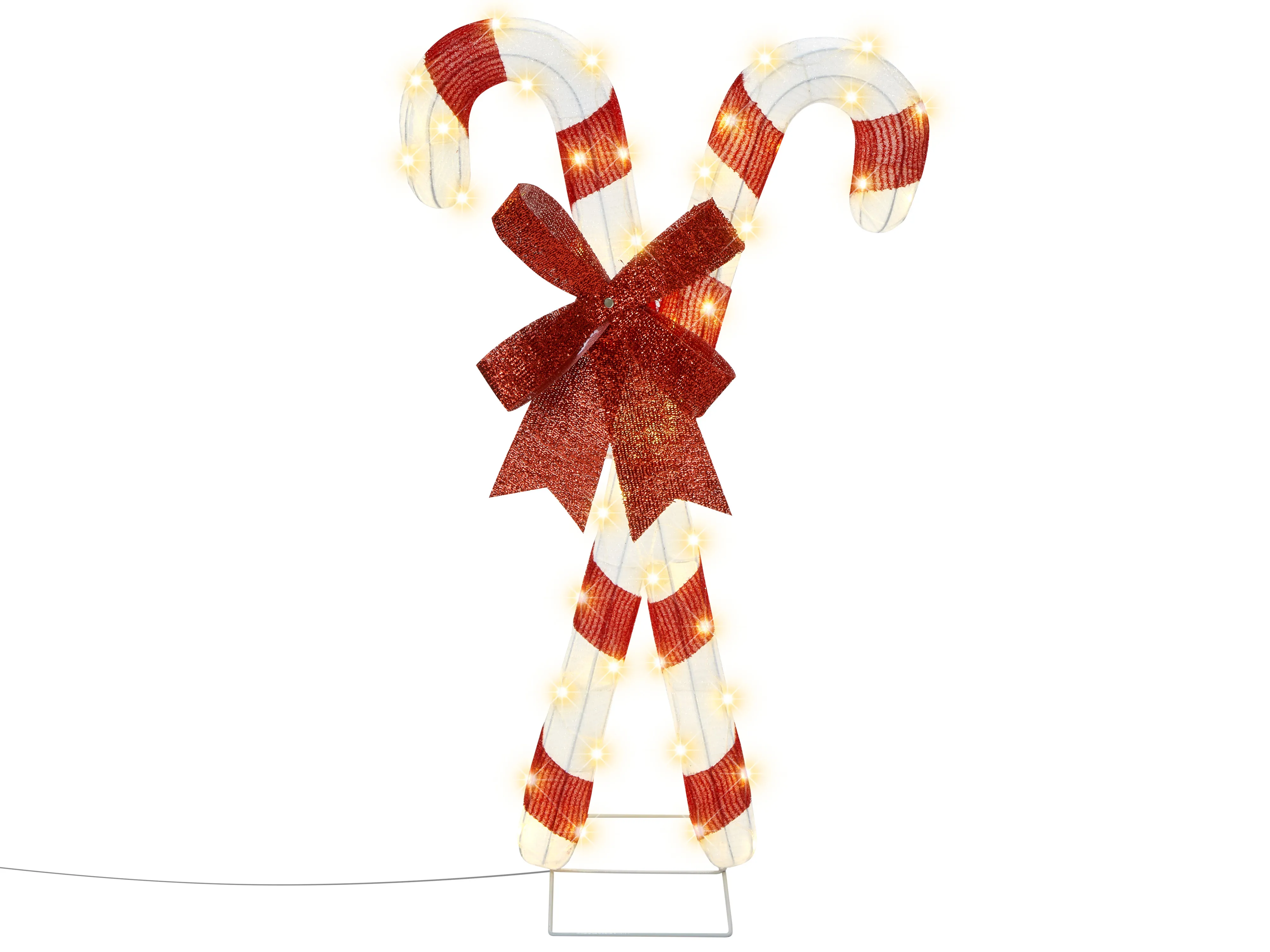 Buitendecoratie LED OLASVIK 90 cm Wit Rood