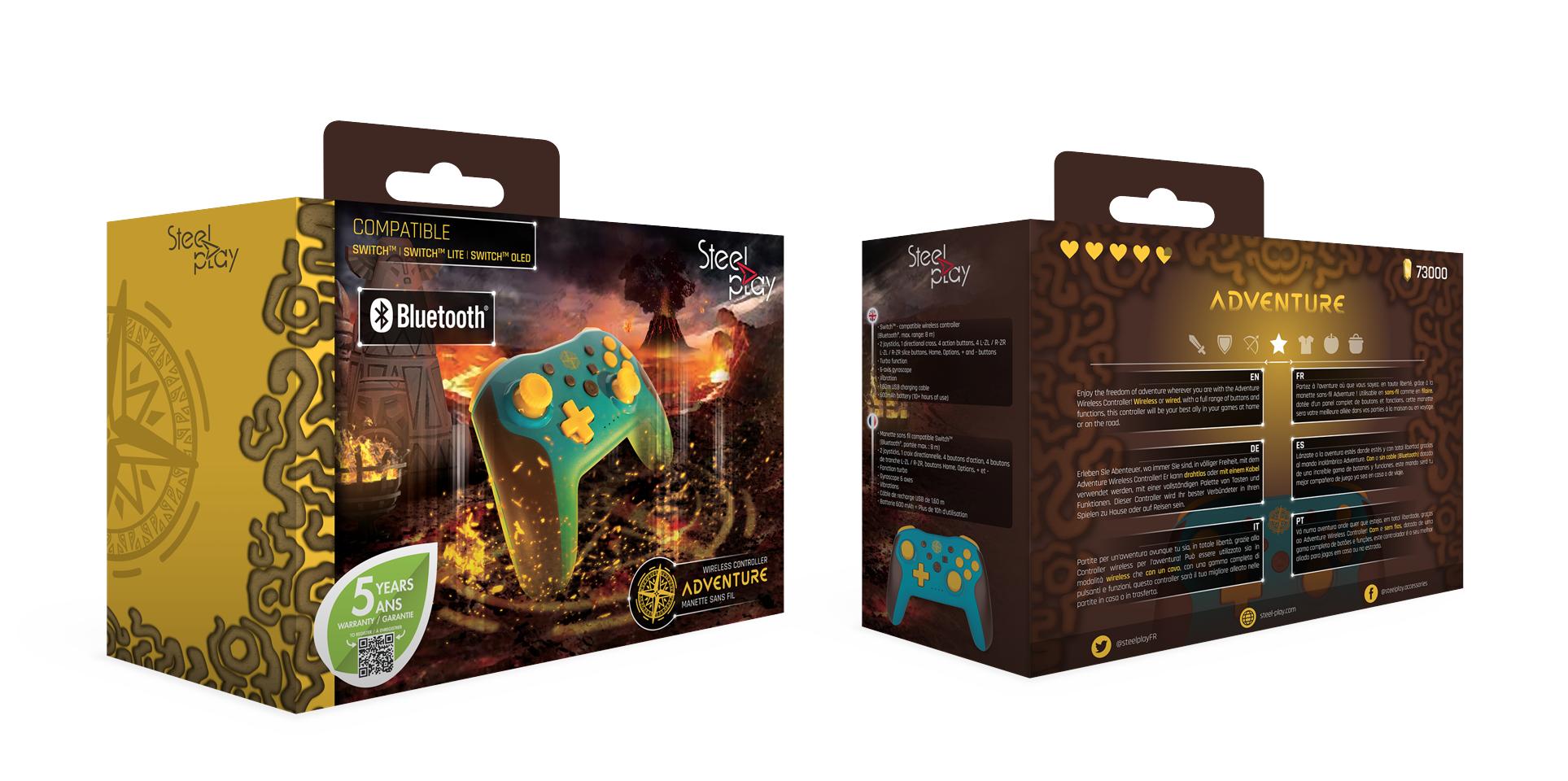 Steelplay - Adventure Wireless Controller (Switch)