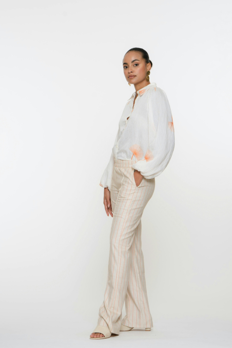 Geisha beige dames broek