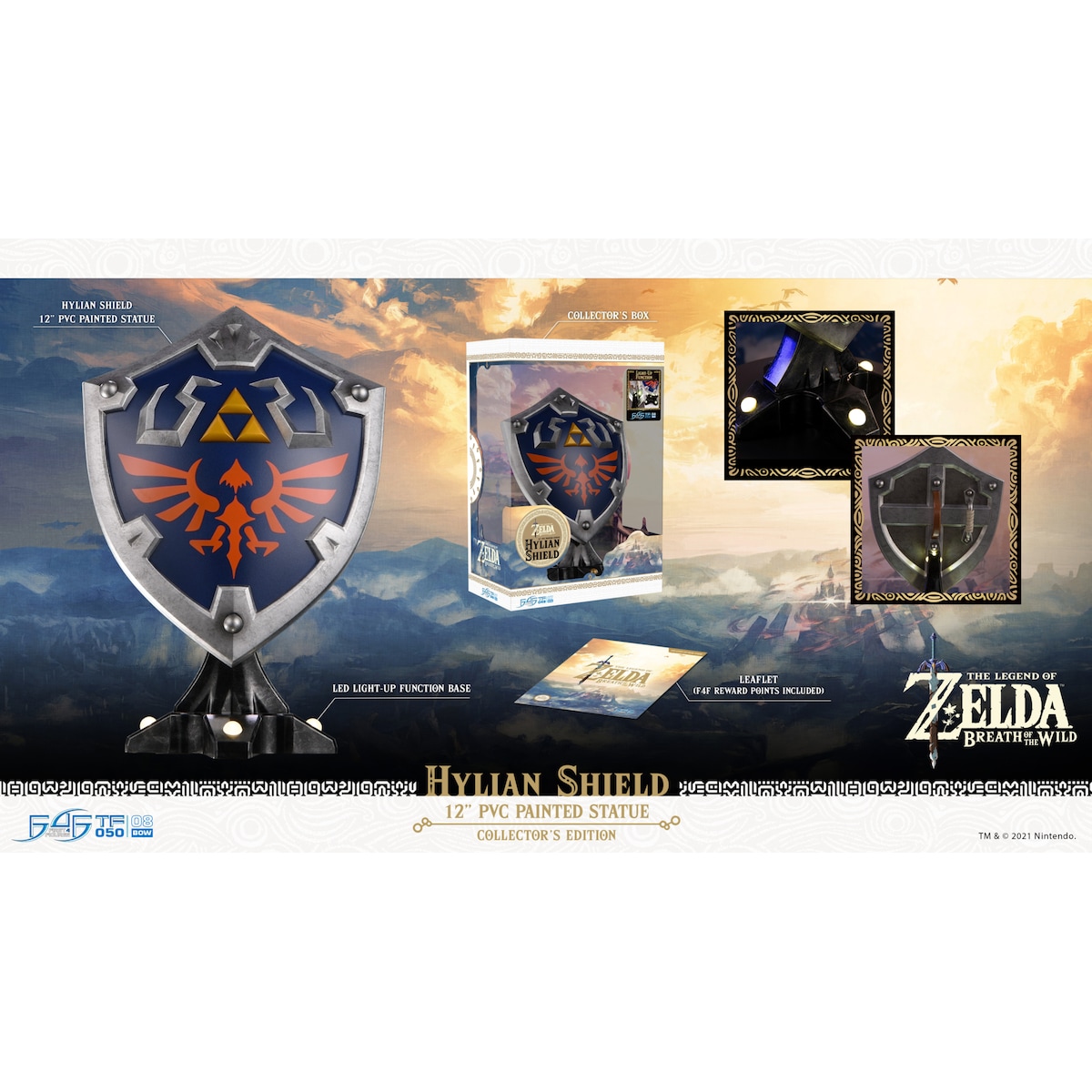 First 4 Figures The Legend of Zelda: BOTW figur (Hylian Shield)