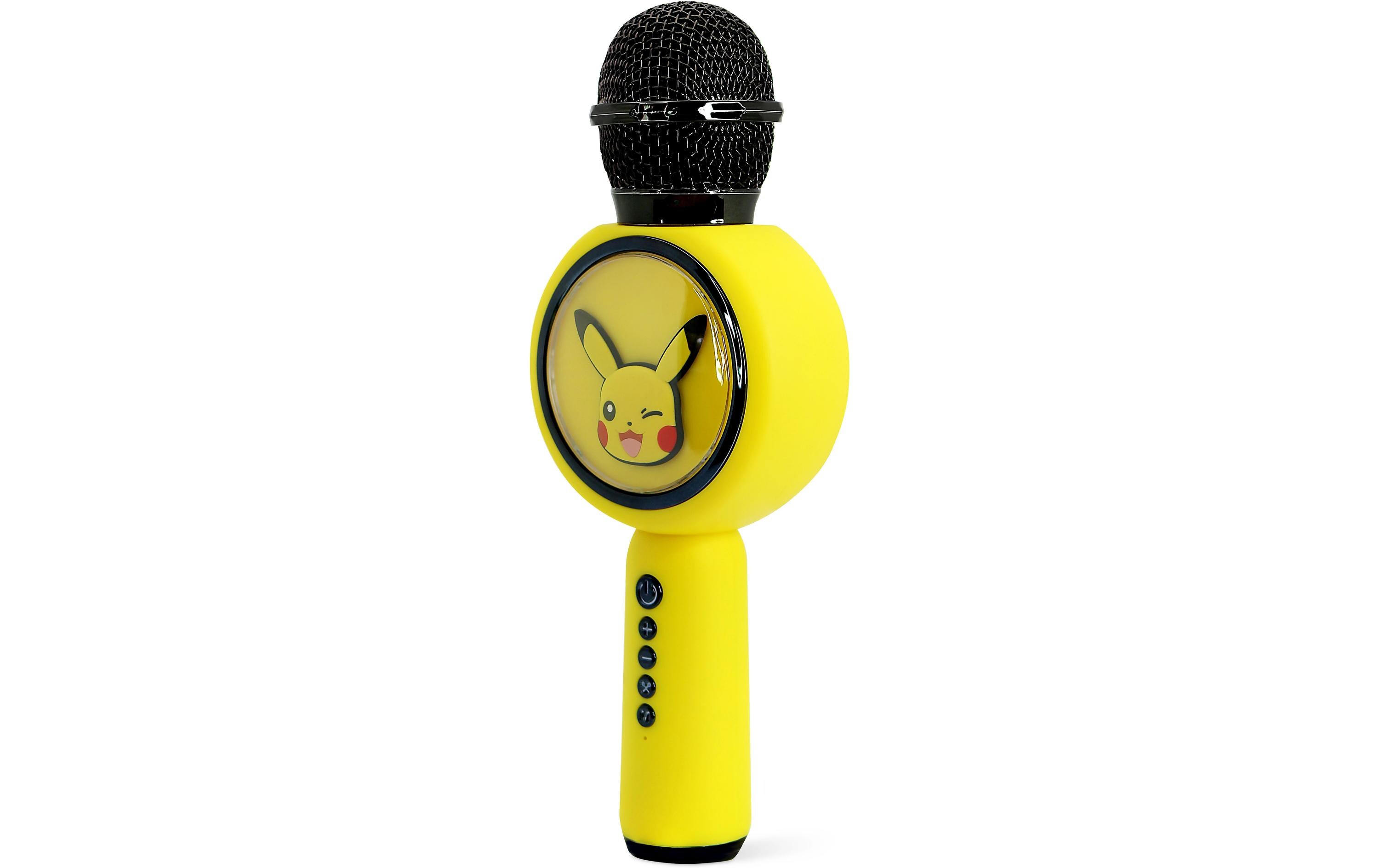 Mikrofon Pokémon Pikachu PopSing Karaoke GelbKaraoke-Mikrofon im Pokémon Pikachu-Design mit eingebautem Lautsprecher