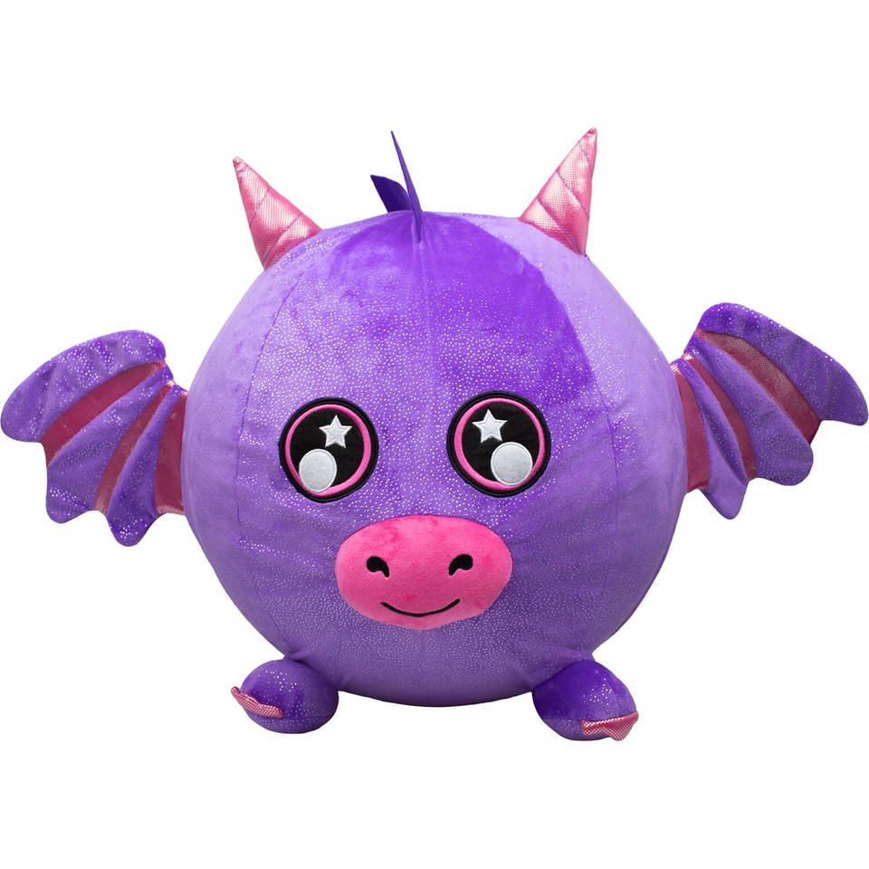 Gear2Play Biggies draak opblaasbare pluchen knuffelbal