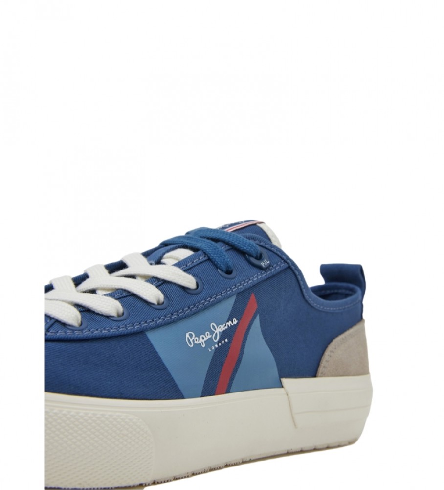 Tênis vulcanizado Pepe Jeans Allen Flag, azul