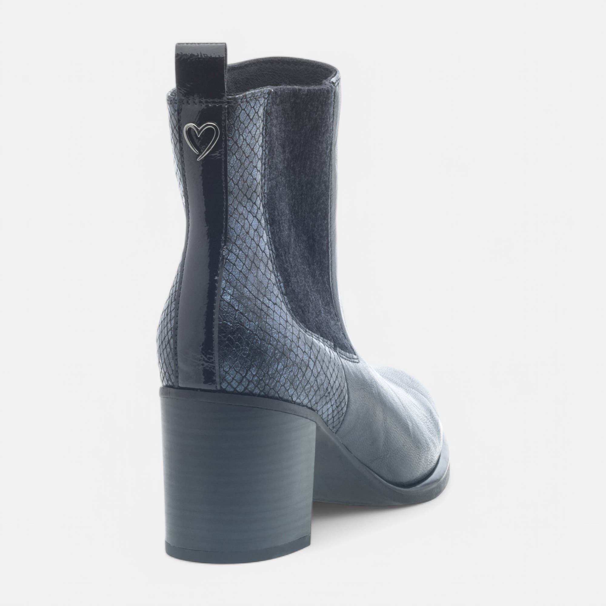 Bottines Femme bleu marine