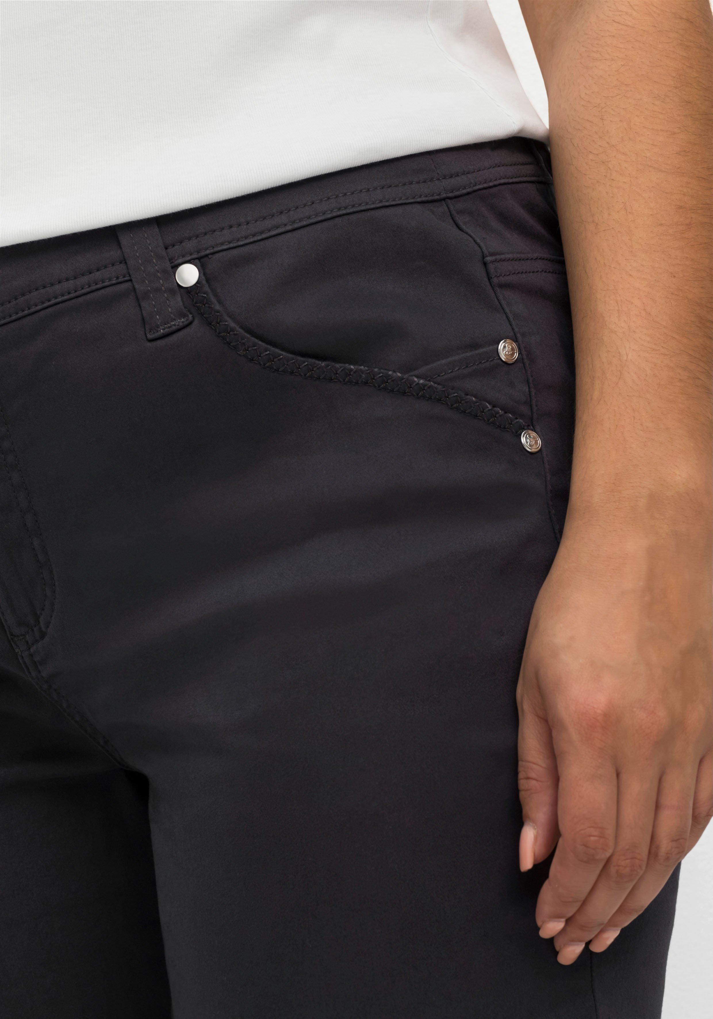 Extraschmale Twillhose in Curvy-Schnitt SUSANNE