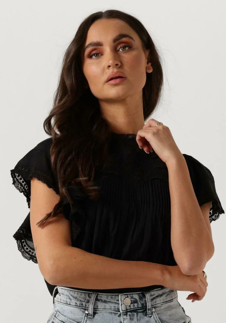 VANESSA BRUNO zwarte vanessa bruno blouse calisson