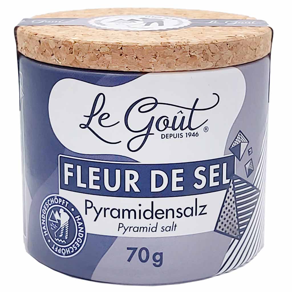 Le Gout Fleur de Sel feines Meersalz Pyramidensalz 70g MHD:30.7.25