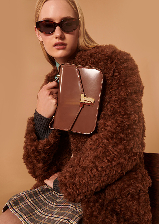 Manteau Maelmarron en fausse fourrure
